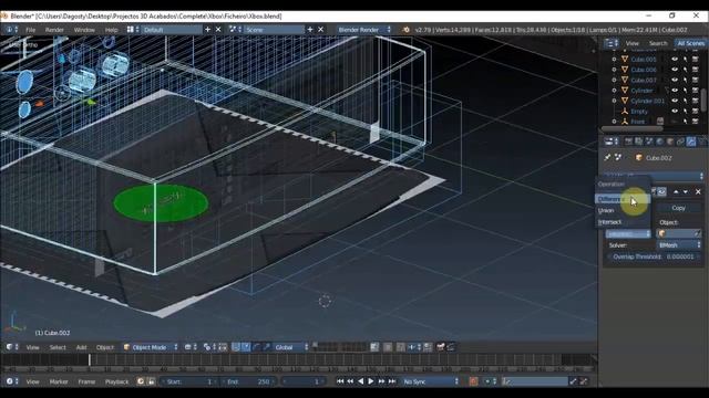 Xbox Console Classic - Blender Timelapse
