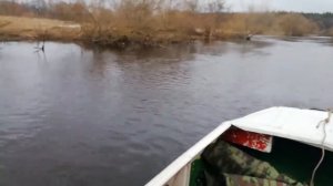 Испытание укороченой до трёх метров лодки "Романтика - 2.