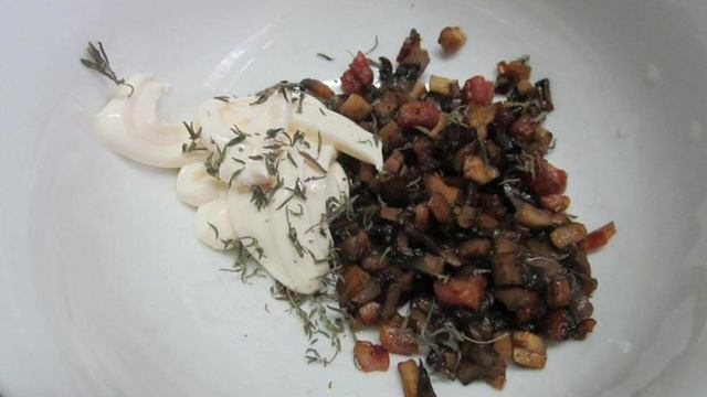 Мясные зразы с грибами
