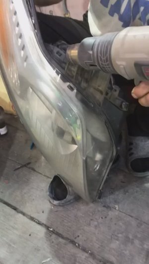 PU_BREAK: жидкость для разбора фар - видео от клиента