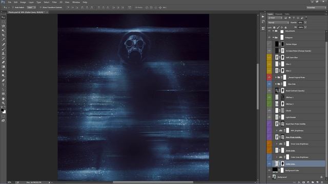Hologram Photoshop Effect Tutorial | Automatically transform photos into hologram art