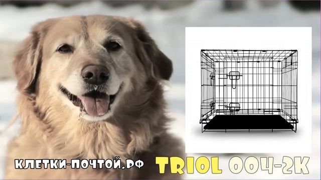 Клетка Триол 004-2к. Клетка для средних собак.