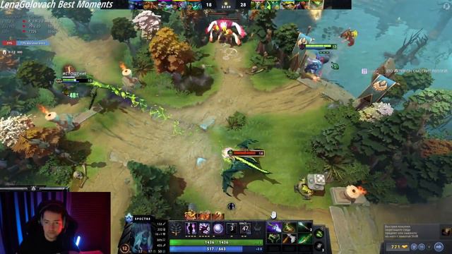 Головач заруинил игру тиммейтам на Спектре | LenaGolovach Best Moments | Dota 2 смотреть онлайн