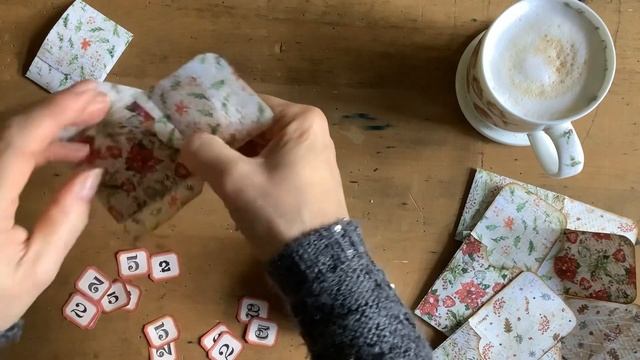 Christmas Junk Journal mini PART 4 (The finishing touches) смотреть онлайн