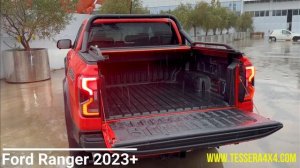 At www.tessera4x4.com: Ford Ranger 2023+ combined with the most premium roll top: "Tessera Roll+".