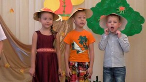 Детки рассказывают стишки про грибы. Дети читают стихи на утреннике. Праздник осени в детском саду.