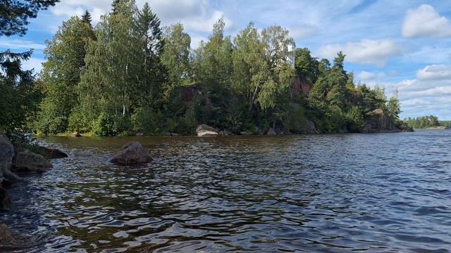 река Нева в парке Монрепо