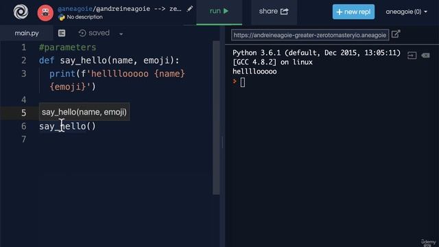 *New* Python Full Course 2023 - Parameters and Arguments in Python 2023