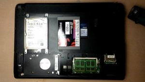 Asus K43E SSD install