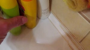 Очистка ванны от пятен и налета...Результат