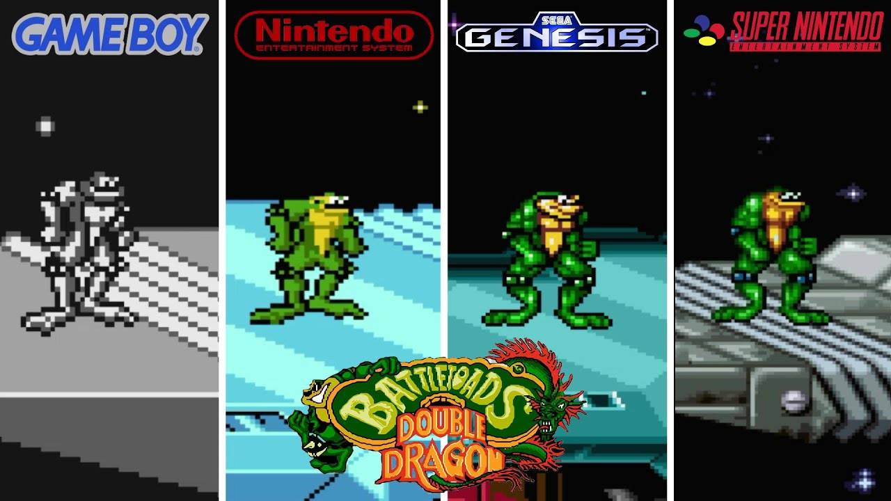 Battletoads & Double Dragon [1993] Game Boy vs NES vs Genesis vs SNES (Сравнение версий)