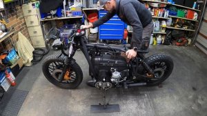 BMW R100 First start after full engine rebuild after nearly 12 months on my cafe racer project #R10