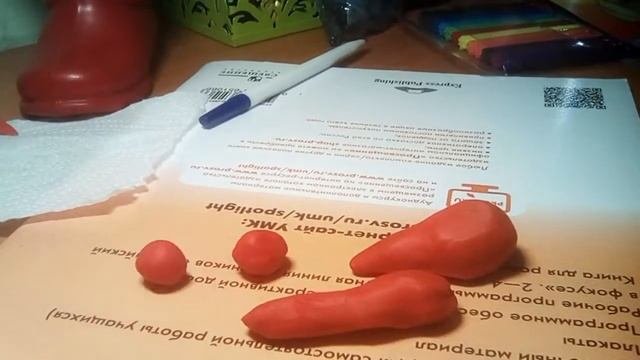 Пластелиновые фигурки.
