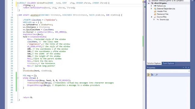 Direct2d C++ Games: Window Messages, uMsg, wParam, lParam смотреть онлайн