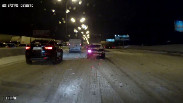 Москва первый снег 2012 МКАД часть 2 смотреть онлайн