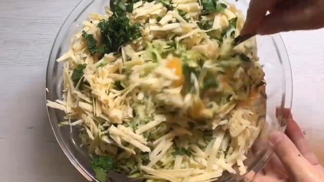 Запеканка из кабачков.