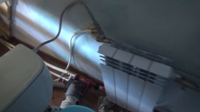 Отопление на даче твердотопливным котлом"Сибирь" -  Завёл на 2 этаж!!!!