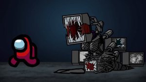 Mini Crewmate Kills Creepy Skibidi Toilet TV Woman | Among Us
