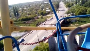 Колесо обозрения - Луганск. Высота.