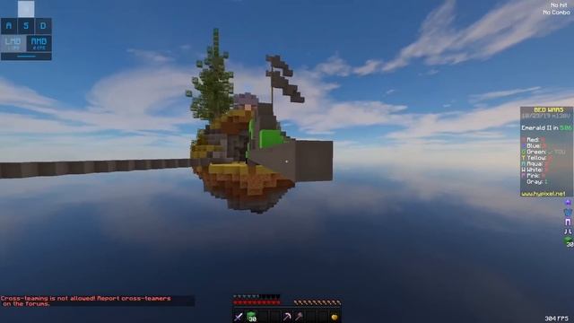 Bedwars on THE BEST Minecraft Client смотреть онлайн