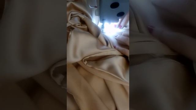 Процесс пошива платья из шелка Армани 2