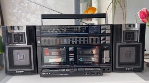Топовая магнитола SONY CFS-W900 (работа кассетных дек)