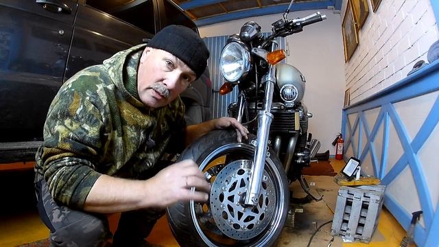 YAMAHA XJR1200 !!! Ставим колодки и колесо.Как выбрать колодки? смотреть онлайн