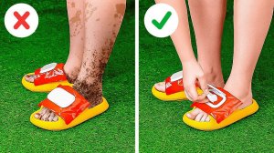 ФАНТАСТИЧЕСКИЕ ЛАЙФХАКИ ДЛЯ НОГ ✨ КРУТЫЕ СПОСОБЫ УЛУЧШИТЬ ВАШУ ОБУВЬ