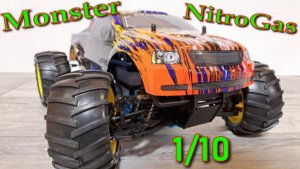 Monster Радиоуправляемый Грузовик Nitro Gas