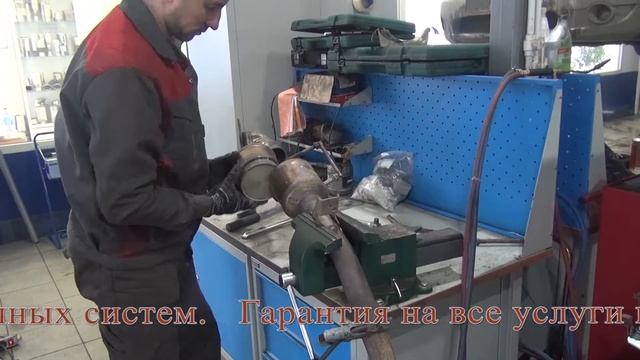 Замена катализаторов на Mercedes  . Замена катализаторов в СПБ