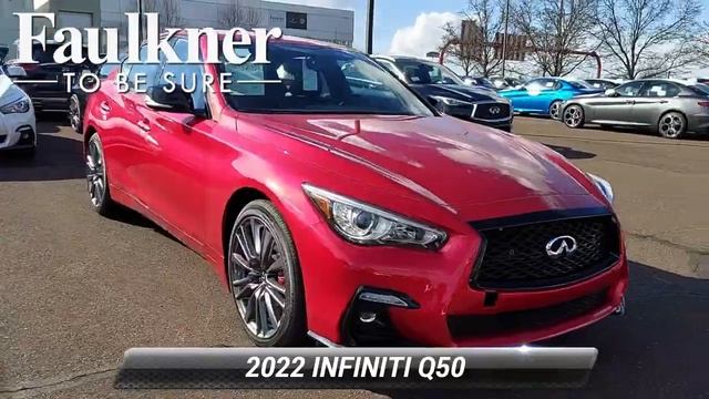 New 2022 INFINITI Q50 RED SPORT 400, Willow Grove, PA NM390327 смотреть онлайн