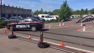 Автодром. Заезд в "гараж"