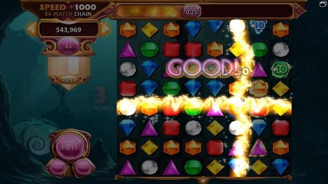 Let's Play Bejeweled 3 - Mode 3 - Lightning