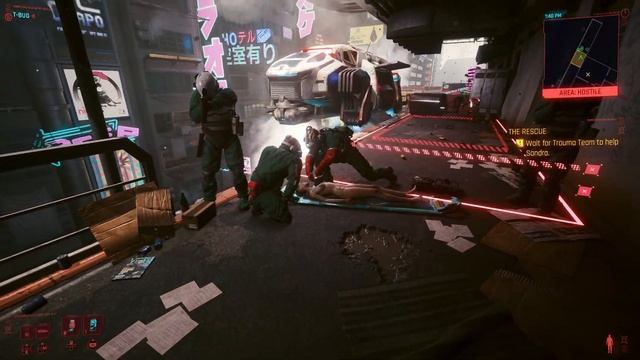 4K CYBERPUNK 2077 - Part 2 - The Rescue смотреть онлайн