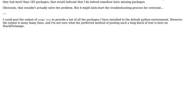 GIS: Unable to activate cloned ArcGIS Pro default Python environment due to missing packages