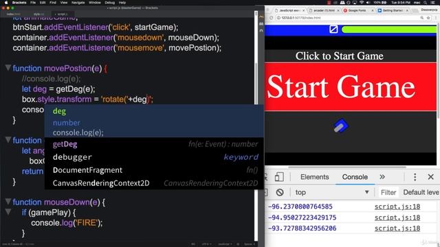 12  JavaScript Move Turret