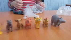 Распаковка и обзор набора фигурок Король Лев 12 штук из Aliexpress. Unboxing a set the Lion King.