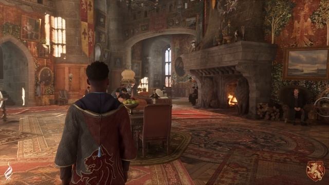 Hogwarts Legacy - Tour the Gryffindor Common Room [4K] смотреть онлайн