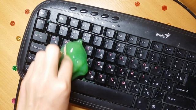 Посылка с AliExpress #5 ???Лизун для чистки клавиатуры!!! смотреть онлайн