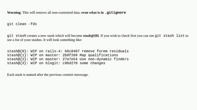 git undo all uncommitted or unsaved changes смотреть онлайн
