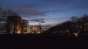 Тест фотоаппарата - видеозапись ночью при максимальном ISO и выдержке Nikon Coolpix P1000