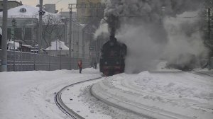 Паровоз Эр 797-41 . Станция Москва Рижская