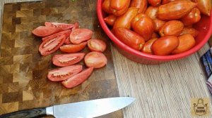 Помидора дольками с луком и кинзой на зиму! Моя любимая заготовка без стерилизации!