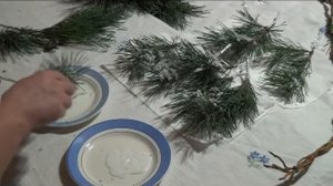 Гирлянда на камин из сосновых веток своими руками*Новогодние украшения*Как украсить камин*Часть 2