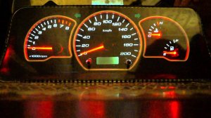 Пересвет приборной панели Daewoo Nexia N150 слепая панель