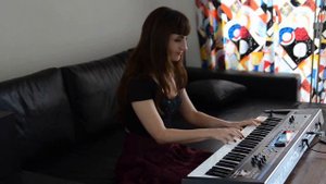 Saturnus - All alone - metal piano cover by Miss Key - piano tribute to Saturnus