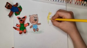 Рисуем Цыпу из мультфильма "Мимимишки"