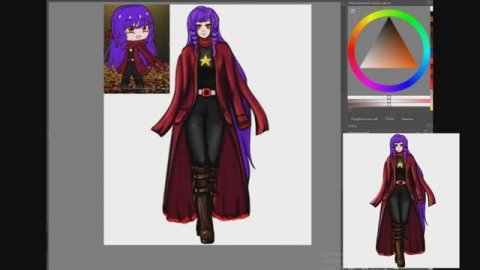 gacha girl \\ fanart speedpaint // гачалайф