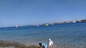 Обзор пляжа отеля Sunrise Royal Makadi. Хургада. Египет 2021.