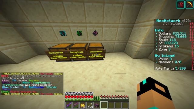 Get Rich Easy | Minecraft Skyblock Let's Play Episode 7 (Bedrock/Java Server IP) смотреть онлайн